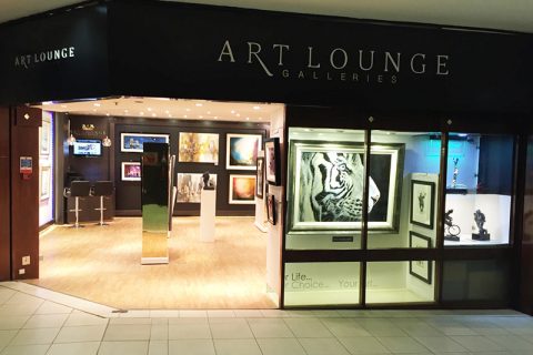 Art lounge Gallery. Shop fitting by Brilliart Ltd.